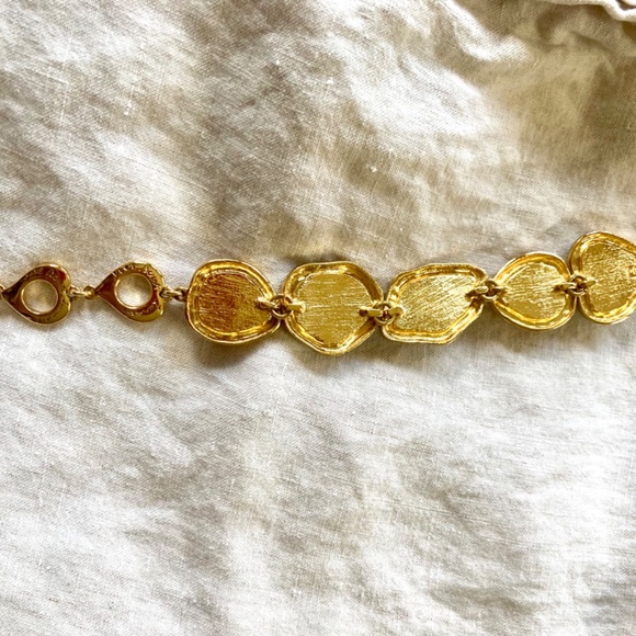 Yves Saint Laurent cabochons bracelet Goossens era - Picture 13 of 16